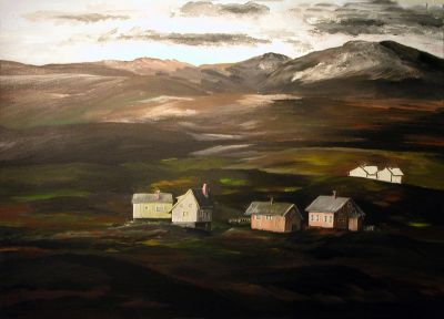 Norwegen I 70x50 Acryl auf Leinwand
