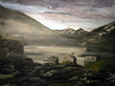 Norwegen III 80x60 Acryl auf Leinwand
