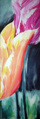 Bahar 30x90 Acryl auf Leinwand
